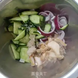 Make Cucumber onion abalone step 10