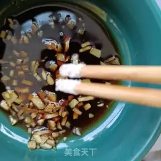 Make White jade cucumber with eggs step 8