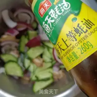 Make Cucumber onion abalone step 11