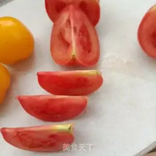 Make Honey with double-coloured tomatoes step 1