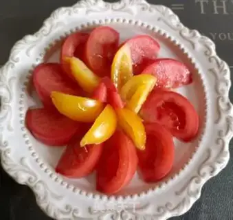 Make Honey with double-coloured tomatoes step 5