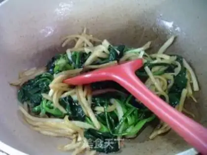 Make Carrot, spinach step 9