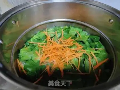 Make Eggskin spinach step 3