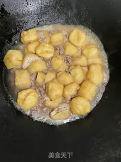Make Tofu fried meat step 7