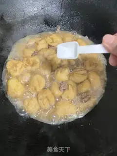 Make Tofu fried meat step 8