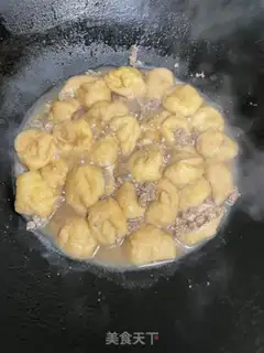 Make Tofu fried meat step 9
