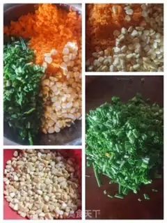 Make Pork carrot corn dumplings step 4