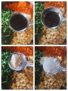 Make Pork carrot corn dumplings step 5