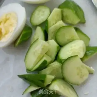 Make cucumbers with goose eggs step 2