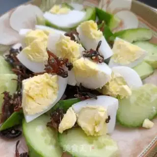 Make cucumbers with goose eggs step 6