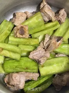 Make Suffering melon cucumber ribs step 9