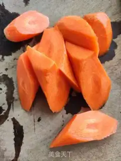 Make Pink carrot broccoli step 1