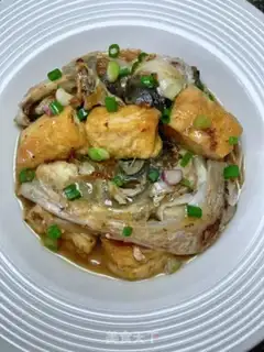 Make Dried fish head step 16