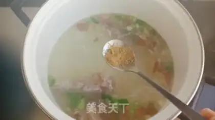 Make Duck stand fan, cabbage soup step 5