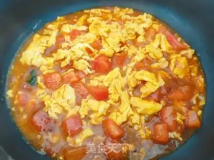 Make Tomato eggs for noodles step 3