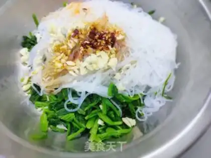 Make A spinach fan step 4