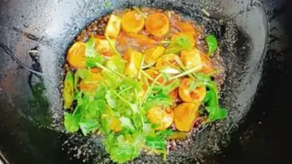 Make Red burning Japanese tofu step 21