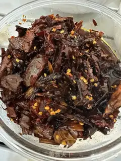 Make Onion pepper oil step 4