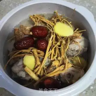 Make Ishi Zeng root chicken soup step 5