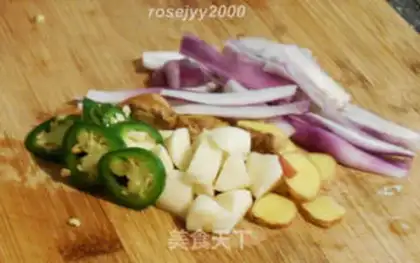 Make Vegetable chicken step 1