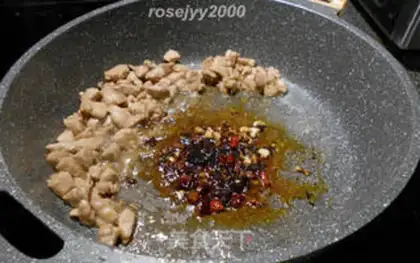 Make Vegetable chicken step 4