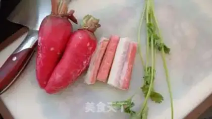 Make Crab stick radish soup step 0