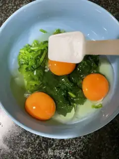 Make Spinach omelet step 5