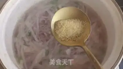 Make Crab stick radish soup step 7