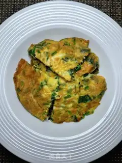 Make Spinach omelet step 10