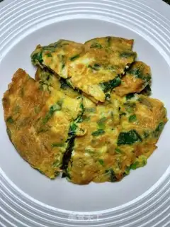 Make Spinach omelet step 11