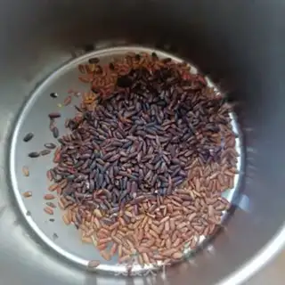 Make Three-colour rice porridge step 1