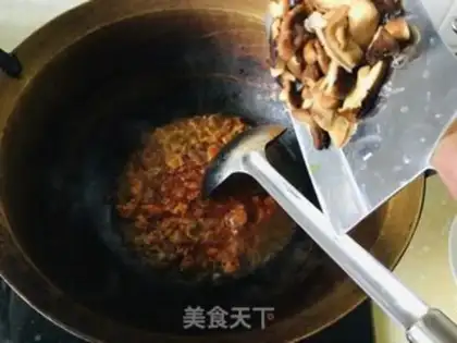 Make Lamb mushroom noodles step 3