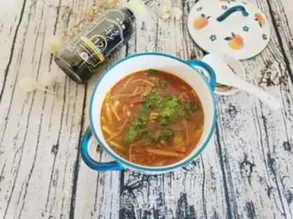 Make Home spicy soup step 14