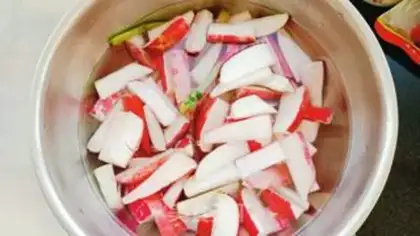 Make Korean spicy radish step 5
