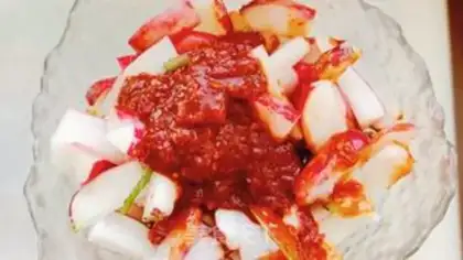 Make Korean spicy radish step 9