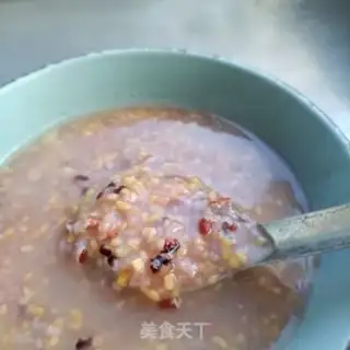 Make Three-colour rice porridge step 8