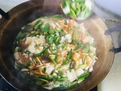 Make Lamb mushroom noodles step 11