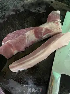 Make Puffy bean horns step 1