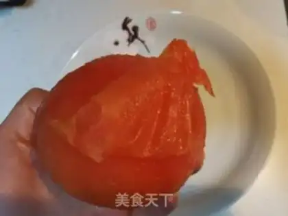 Make Tomato egg soup step 1