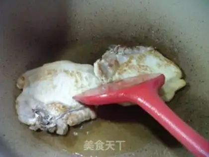Make A pork chop with sauce step 1