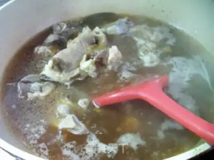 Make A sauerkraut pig bone step 9