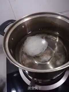 Make Tofu fan soup step 0
