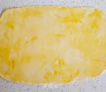 Make A hand torn oil cake step 1