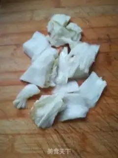 Make Tofu fan soup step 1
