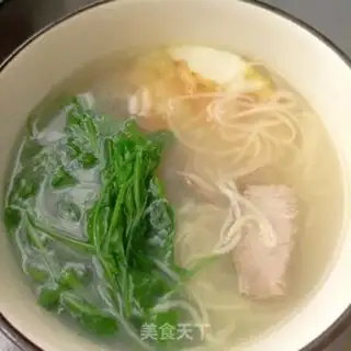 Make Fried omelet plum noodles step 8