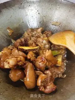 Make Turning off the pig hoof step 5