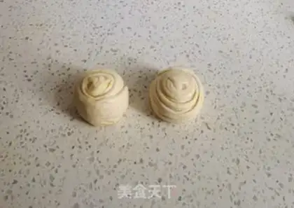 Make A hand torn oil cake step 6