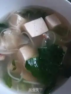 Make Tofu fan soup step 6