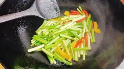 Make Garlic fried meat step 7