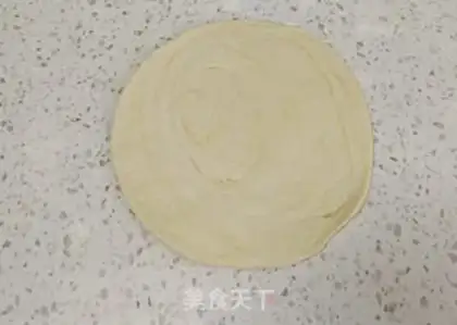 Make A hand torn oil cake step 8